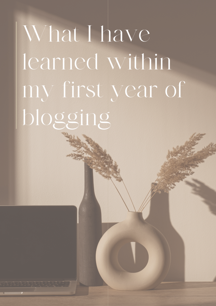 fist year of blogging